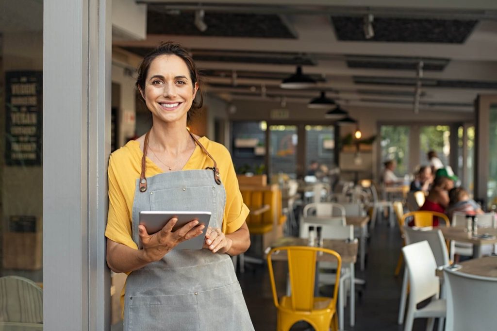 Business Owner smiling